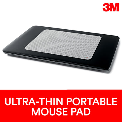3M Precise Mouse Pad with Repositionable Adhesive Back, Enhances The Precision of Optical Mice at Fast Speeds and Extends The Battery Life of Wireless up to 50%*, 8.5" x 7", Bitmap (MP200PS), Polymer