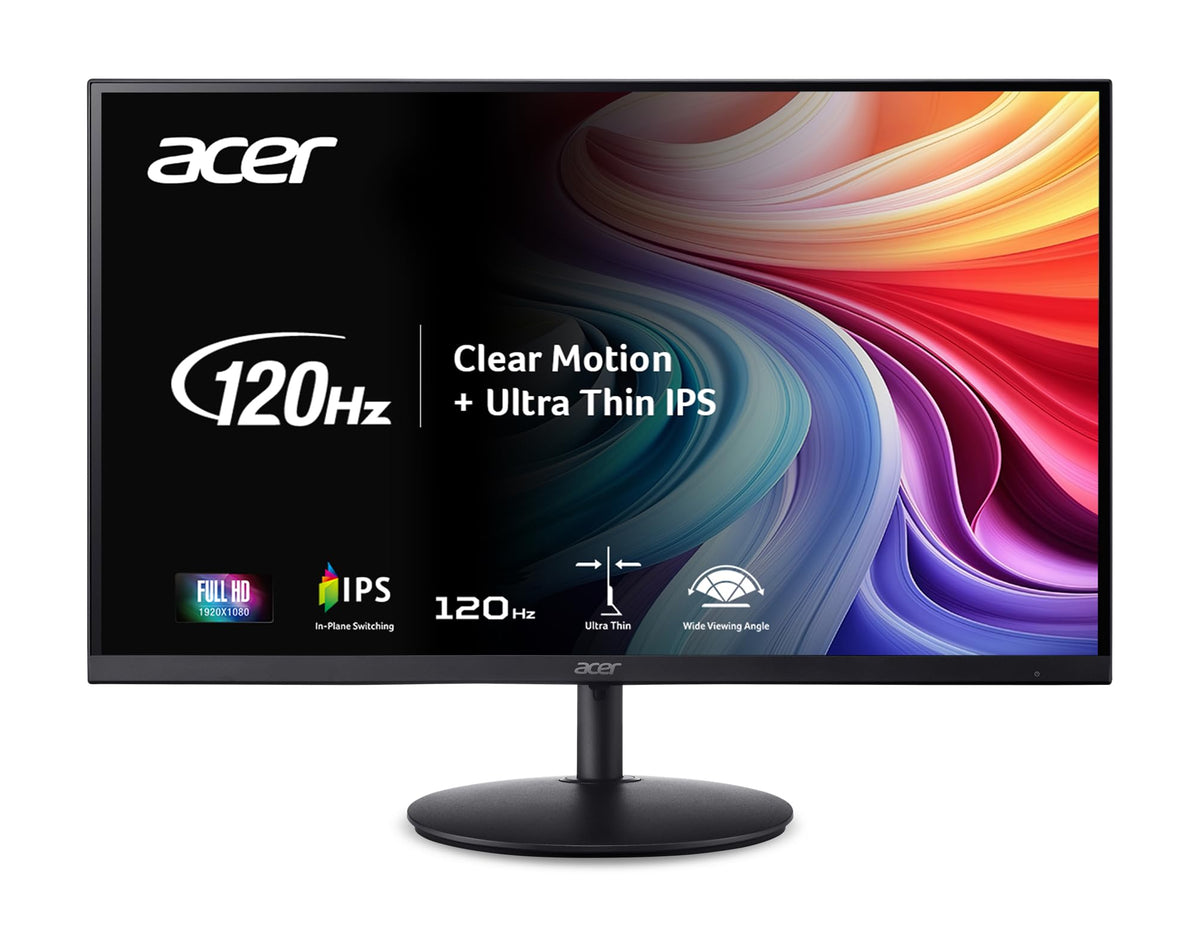acer 21.5 Inch Full HD (1920 x 1080) IPS Ultra-Thin Zero Frame Computer Monitor (HDMI & VGA Port), SB220Q bi