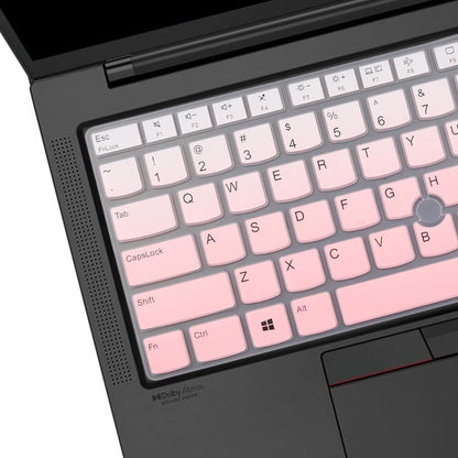 Keyboard Cover for Lenovo Thinkpad x1 Carbon Gen 11/10 14", ThinkPad X1 Yoga Gen 8/7, ThinkPad T14 T14s L14 P14s Gen 4/3, Thinkpad E14 Gen 6/5 (Not Fit T14 L14 P14s Gen 6/5/3/2/1, E14 Gen 7)-Black