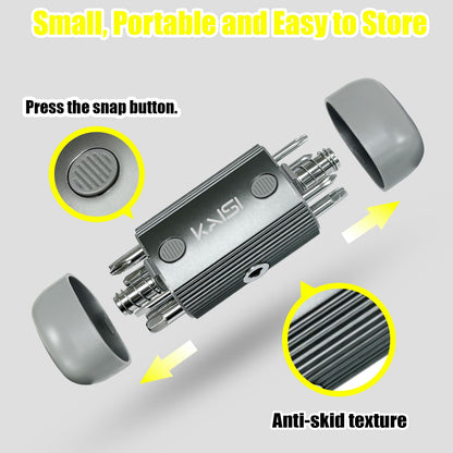 Kaisi 136 in 1 Electronics Repair Tool Kit Professional Precision Screwdriver Set Magnetic Drive Kit with Portable Bag