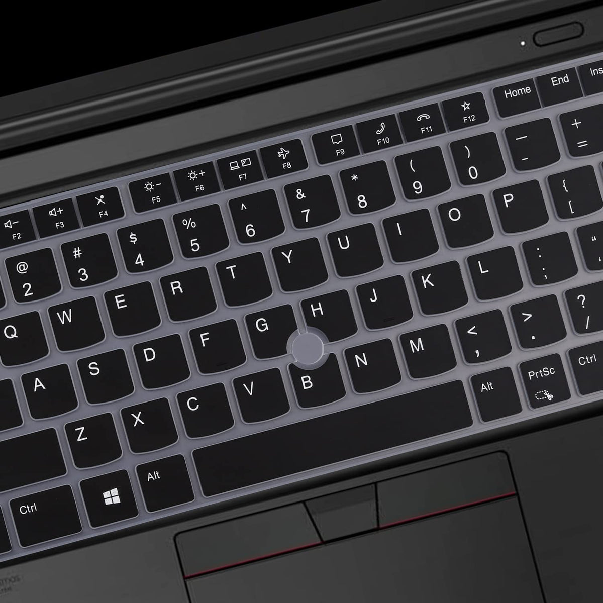 Keyboard Cover for Lenovo Thinkpad x1 Carbon Gen 11/10 14", ThinkPad X1 Yoga Gen 8/7, ThinkPad T14 T14s L14 P14s Gen 4/3, Thinkpad E14 Gen 6/5 (Not Fit T14 L14 P14s Gen 6/5/3/2/1, E14 Gen 7)-Black