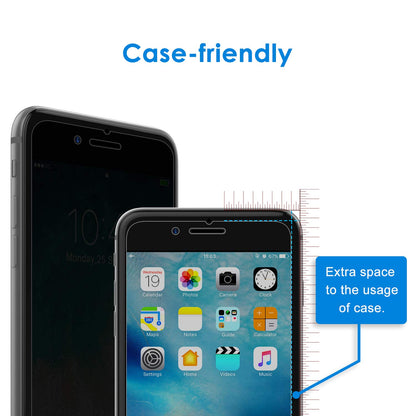JETech Privacy Screen Protector for iPhone 17e (2026) / iPhone 16e / iPhone 13/13 Pro, Anti Spy Tempered Glass Film, 6.1-Inch Display, 2-Pack