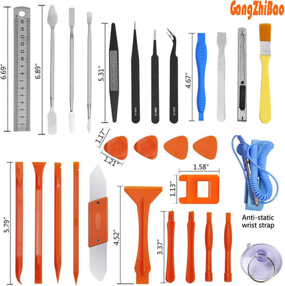 90pcs Electronics Repair Tool Kit Professional, Precision Screwdriver Set Magnetic for Fix Open Pry Cell Phone, Apple iPhone, Computer, PC, Laptop, Tablet, iPad, Mac book with Portable Bag