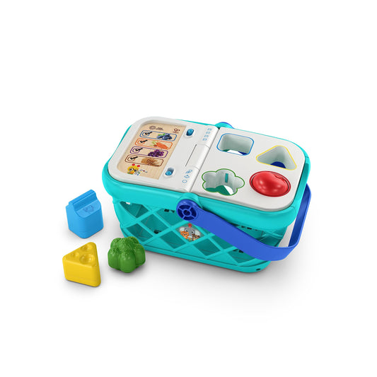 Baby Einstein + Hape Magic Touch Toy Cash Register Pretend to Check Out Toy, Real Sounds and Music, Ages 1, 2, 3, 4+