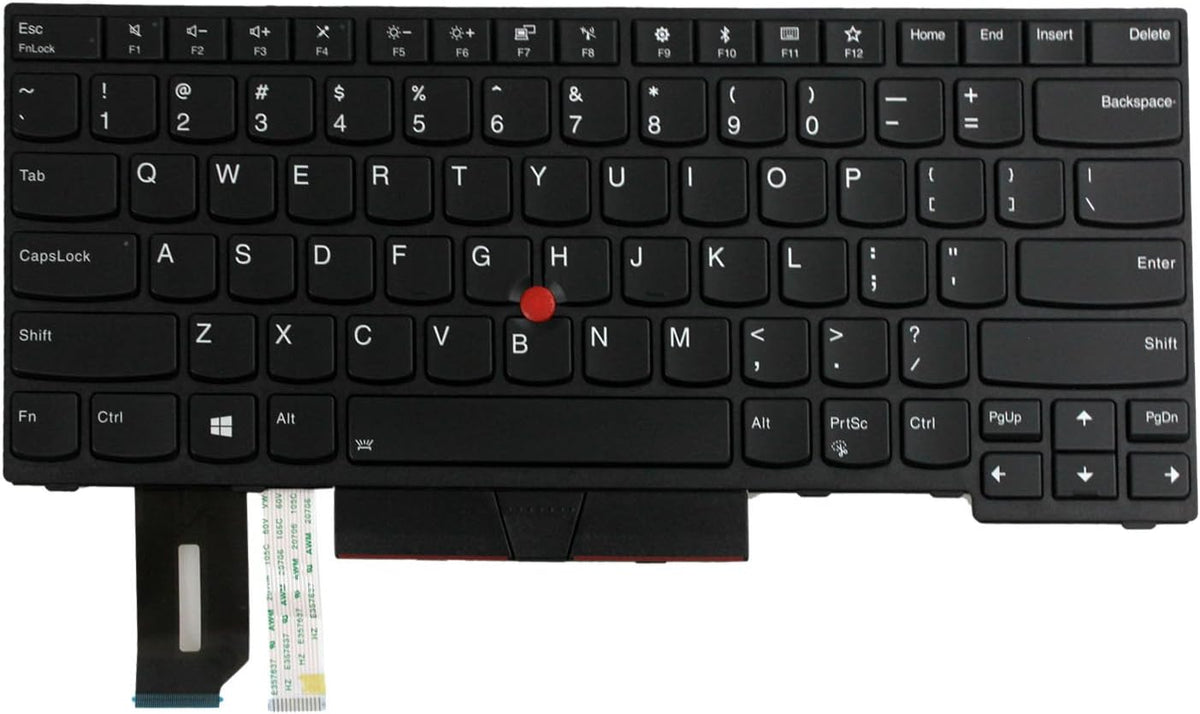 GinTai Keyboard Laptop 01YP440 with Backlit Replacement for Lenovo ThinkPad E480 T480s L480 L380 /L380 Yoga T490 E490 E495 T495 L390/L390 Yoga L490 T490 P43s 20RH, 20RJ