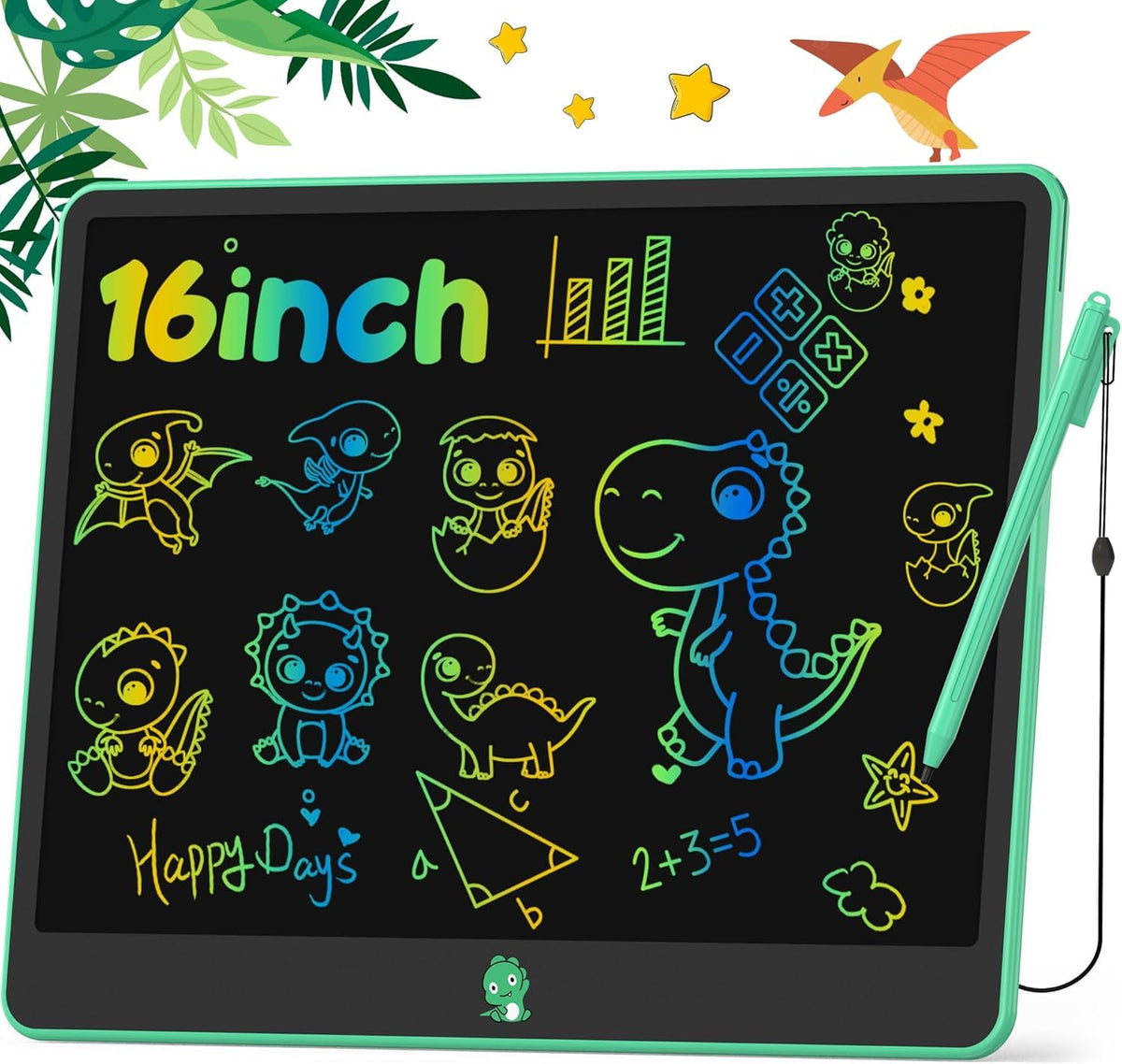 Hockvill LCD Writing Tablet for Kids 8.8 Inch, Toys for Girls Boys Drawing Pad for 3 4 5 6 7 Year Old Kids Toys, Children Christmas Birthday Gift for Kids Toddler Doodle Board Travel Essentials