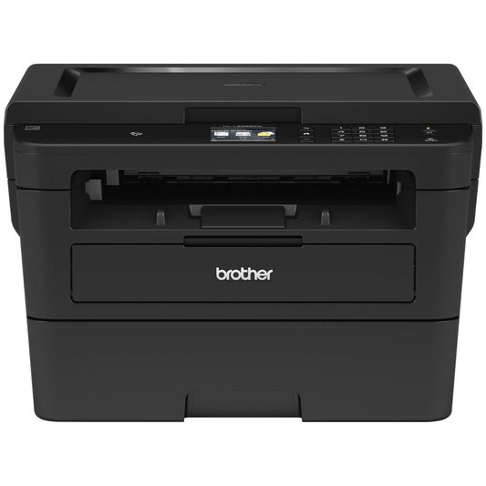Brother Compact Monochrome Laser Printer, HLL2395DW, Flatbed Copy & Scan, Wireless Printing, NFC with Refresh Subscription Free Trial and Amazon Dash Replenishment Ready