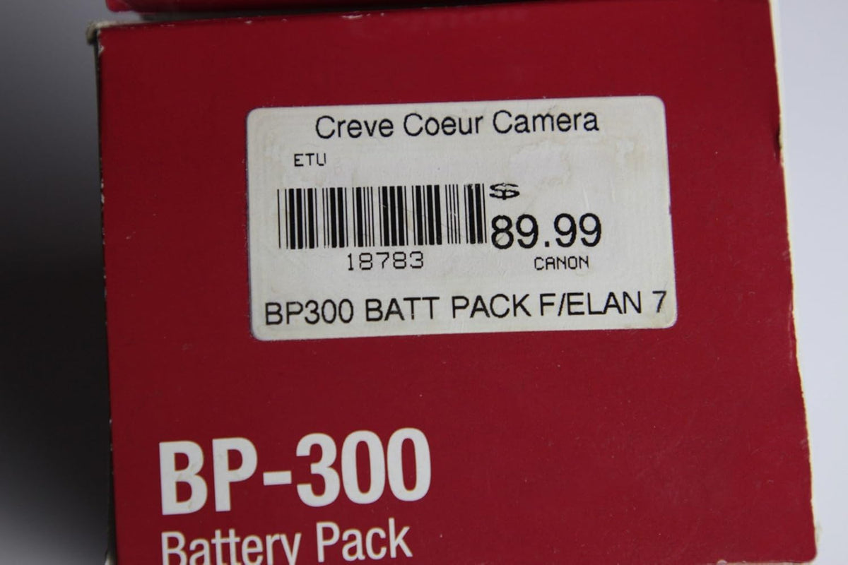Canon BP300 Battery Pack for Canon Elan 7n & 7ne SLR Cameras