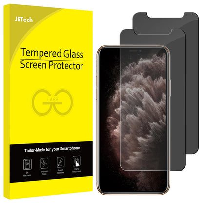 JETech Privacy Screen Protector for iPhone 17e (2026) / iPhone 16e / iPhone 13/13 Pro, Anti Spy Tempered Glass Film, 6.1-Inch Display, 2-Pack