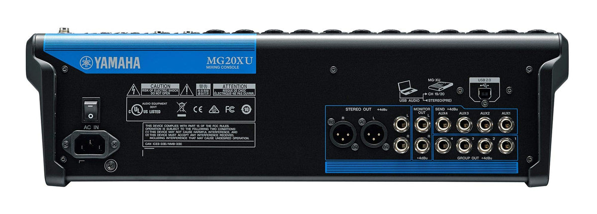 YAMAHA MG10XU 10-Input Stereo Mixer with Effects