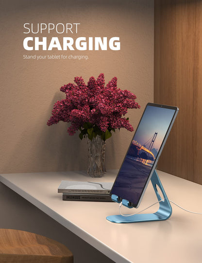 Lamicall S1 Tablet Stand, Adjustable Tablet Holder - Desktop Stand Dock Holder for 4-13" Tablet, iPad Pro 11, 9.7, 10.5, 12.9 Air Mini, Kindle, Tab, Switch, Viral Podcast Video Office Desk Accessories