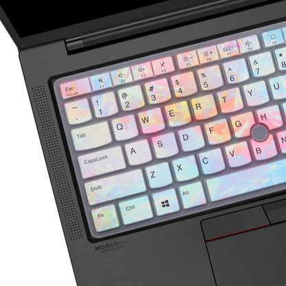 Keyboard Cover for Lenovo Thinkpad x1 Carbon Gen 11/10 14", ThinkPad X1 Yoga Gen 8/7, ThinkPad T14 T14s L14 P14s Gen 4/3, Thinkpad E14 Gen 6/5 (Not Fit T14 L14 P14s Gen 6/5/3/2/1, E14 Gen 7)-Black