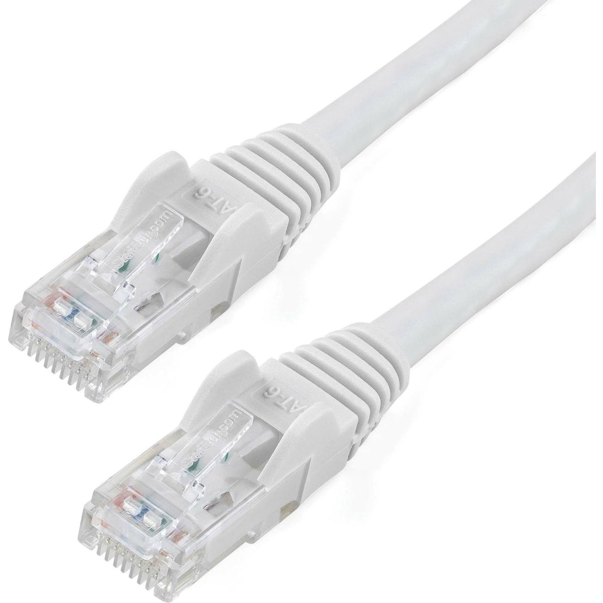 StarTech 15ft CAT6 Ethernet Cable - White CAT 6 Gigabit Ethernet Wire -250Mhz 100W PoE RJ45 UTP Network Patch Cord Snagless with Strain Relief (N6PATCH15WH)