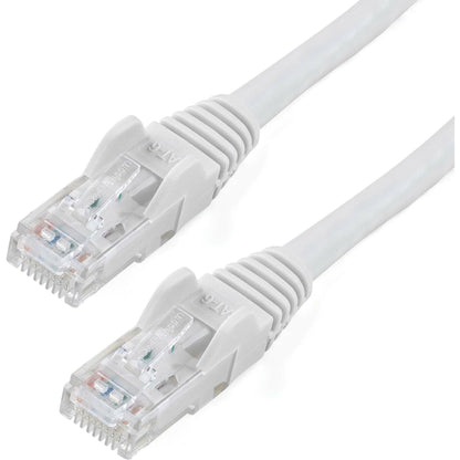 StarTech 15ft CAT6 Ethernet Cable - White CAT 6 Gigabit Ethernet Wire -250Mhz 100W PoE RJ45 UTP Network Patch Cord Snagless with Strain Relief (N6PATCH15WH)