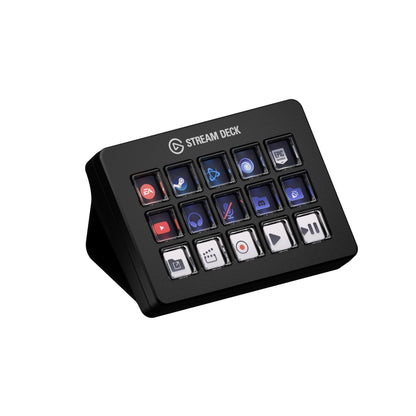 Elgato Stream Deck MK.2 – Studio Controller, 15 macro keys, trigger actions in apps and software like OBS, Twitch, YouTube and more, USB, works with Mac and PC