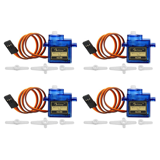 4Pcs SG90 9g Micro Servos for RC Robot Helicopter Airplane Controls Car Boat