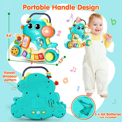 Baby Piano Toy 6 to 12 Months Light Up Music Baby Toys for 6 9 12 18 Months Early Learning Educational Piano Keyboard Infant Babies Girl Toy 1 Year Old Boy Girls Gift