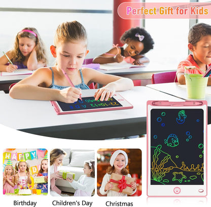 Hockvill LCD Writing Tablet for Kids 8.8 Inch, Toys for Girls Boys Drawing Pad for 3 4 5 6 7 Year Old Kids Toys, Children Christmas Birthday Gift for Kids Toddler Doodle Board Travel Essentials