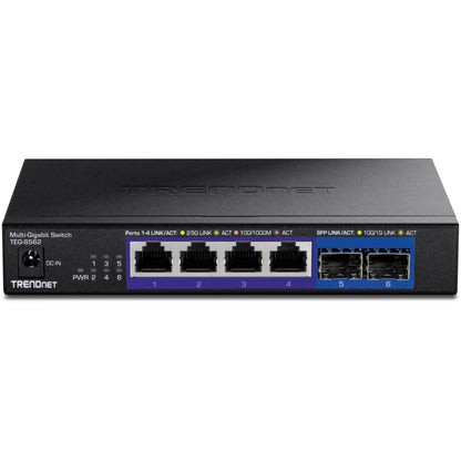 TRENDnet 5 Port Mini Gigabit Switch, TEG-S50g, GREENnet Technology, NDAA + TAA Compliant, Desktop Metal Ethernet Network Switch, 5 x Gigabit Ports, Fanless, Lifetime Protection, Black