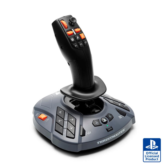 Thrustmaster SimTask FarmStick Joystick for Farming Simulator 25 on PC – Multifunctional Farming Simulator Controller with 3-Axis Precision