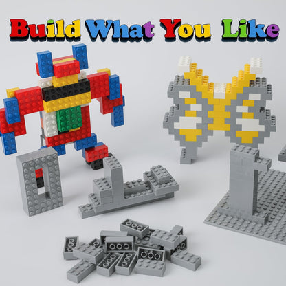 HUIZDQ 1500 Pieces Building Bricks, Classic Bulk Small Blocks, Classic Bricks Set Basic Building Blocks Compatible with All Major Brands