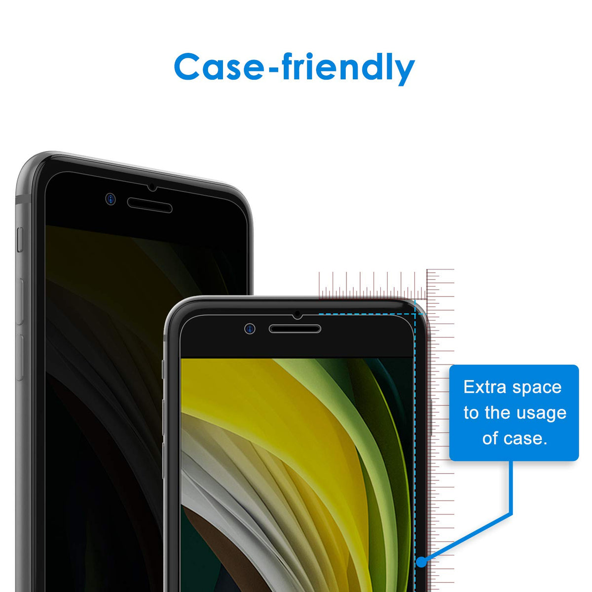 JETech Privacy Screen Protector for iPhone 17e (2026) / iPhone 16e / iPhone 13/13 Pro, Anti Spy Tempered Glass Film, 6.1-Inch Display, 2-Pack