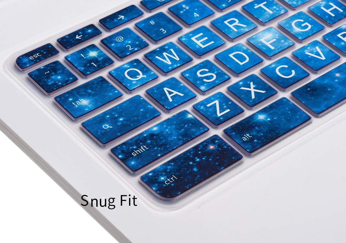 CaseBuy Keyboard Cover for Acer Chromebook Spin 311 R11 511 512 CP311 C738T CB512 /Chromebook Spin 13 713 CP713 CB5-312T/Acer Chromebook 14 314 514/Chromebook 15 CB3 CB5 CP315 CB515, Blue Star