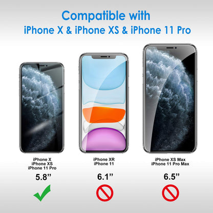 JETech Screen Protector for iPhone 8 Plus and iPhone 7 Plus 5.5-Inch, Tempered Glass Film, 2-Pack