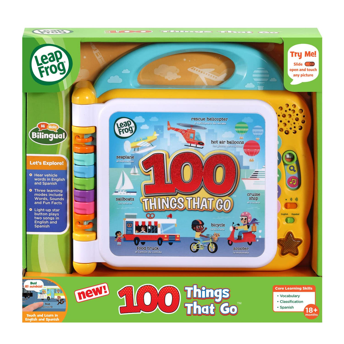 LeapFrog Learning Friends 100 Words Book, Green