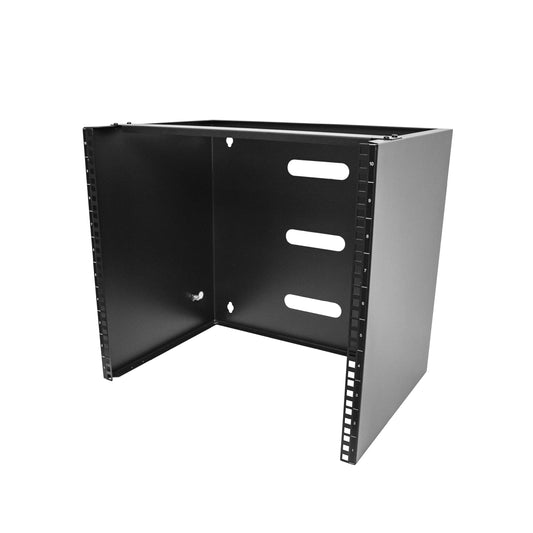 StarTech.com 6U Wall Mount Network Rack - 14 Inch Deep (Low Profile) - 19" Patch Panel Bracket for Shallow Server and IT Equipment, Network Switches - 44lbs/20kg Weight Capacity, Black (WALLMOUNT6)