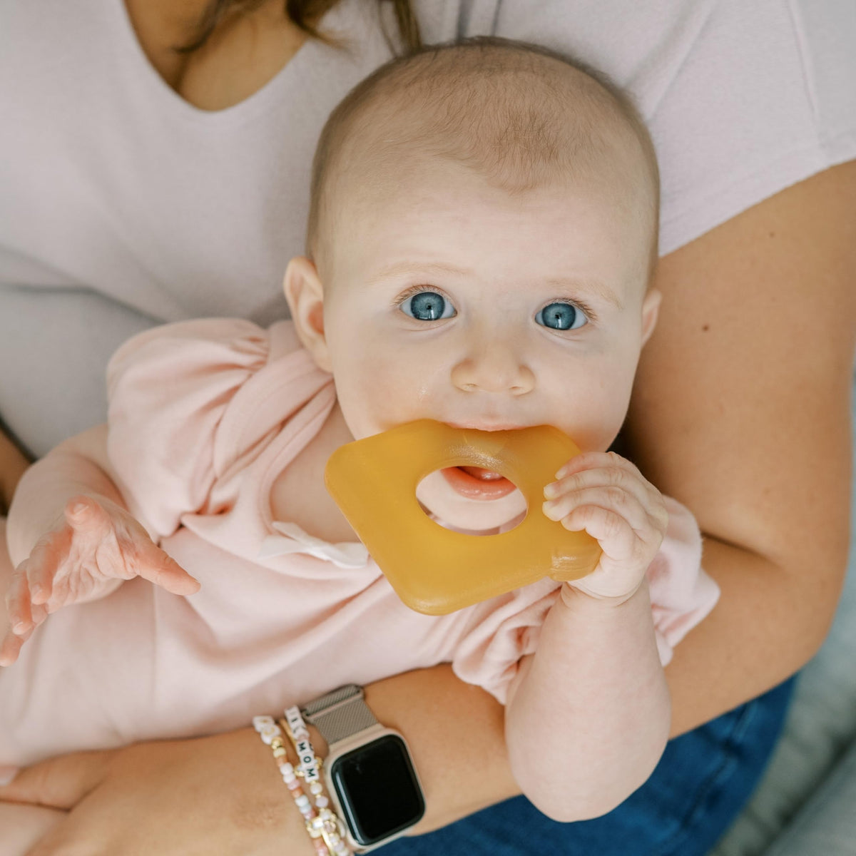 Dr. Brown's AquaCool Water-Filled Teether, Cooling Baby Teether Toy for Sore Gums, Apple Pineapple, BPA-Free, 3m+, 2-Pack