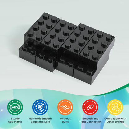 HUIZDQ 1500 Pieces Building Bricks, Classic Bulk Small Blocks, Classic Bricks Set Basic Building Blocks Compatible with All Major Brands