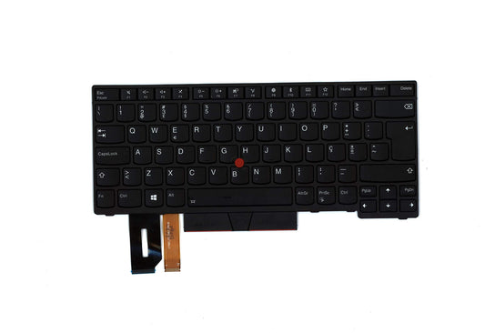 Replacement Lenovo T480s Black - PT Backlit Keyboard for Lenovo Thinkpad T480s, T490, E490, L480, L490, L380, L390, L380 Yoga, L390 Yoga, E490, E480