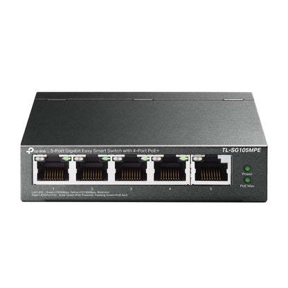 TP-Link TL-SG1008P V4 | 8 Port Gigabit PoE Switch | 4 PoE+ Ports @64W | Desktop | Plug & Play | Sturdy Metal w/ Shielded Ports | Fanless | Limited Lifetime Protection | QoS & IGMP Snooping | Unmanaged