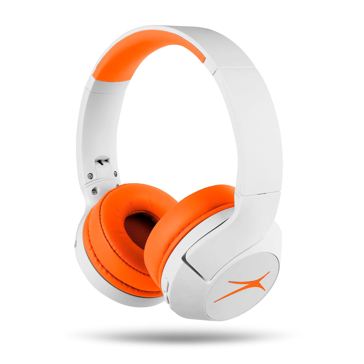 Altec Lansing Kid Safe Noise Cancelling Wireless Headphones 15H Battery, 85dB Volume Limit, Foldable Design Powerful Sound, Active Noise Cancellation Perfect for Kids Ages 7+ (Whiteout Pop Pink)
