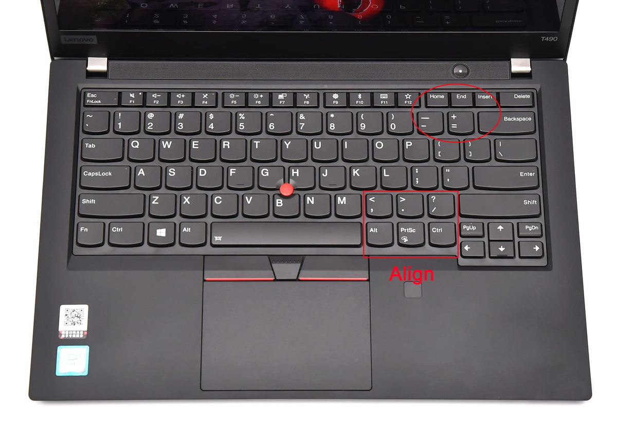 Silicone Keyboard Skin Compatible for 2021 Lenovo ThinkPad X1 Carbon Gen 9 Laptop 14", 2021 Thinkpad X1 Yoga 14", 2021 Thinkpad X1 Yoga Gen 6 14" Laptop (NOT Fit 2020-2017 release old Versions) (Black