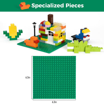 HUIZDQ 1500 Pieces Building Bricks, Classic Bulk Small Blocks, Classic Bricks Set Basic Building Blocks Compatible with All Major Brands