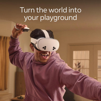 Meta Quest 3S 128GB | VR Headset — Thirty-Three Percent More Memory — 2X Graphical Processing Power — Virtual Reality Without Wires — Access to 40+ Games with a 3-Month Trial of Meta Horizon+ Included