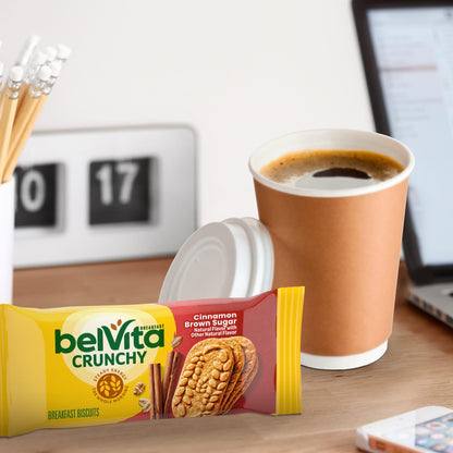 belVita Breakfast Bars Biscuits Variety Pack, 4 Flavors, 30 Total Packs, 6 Boxes (4 Biscuits Per Pack) (Pack of 2)
