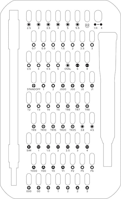 iFixit Mako Driver Kit - 64 Precision Bit Set for Electronics Repair
