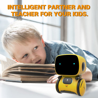 98K Robot Toys for Girls and Boys Rechargeable, Touch and Voice Control Robots Interactive Talking Smart Partner and Teacher with Singing, Dancing, STEM Toy Gifts for Kids Age 3 and Up