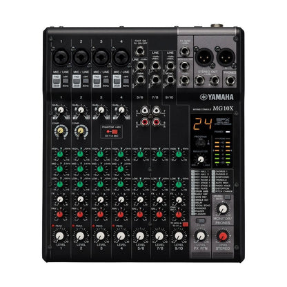 YAMAHA MG10XU 10-Input Stereo Mixer with Effects