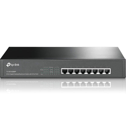 TP-Link TL-SG1008P V4 | 8 Port Gigabit PoE Switch | 4 PoE+ Ports @64W | Desktop | Plug & Play | Sturdy Metal w/ Shielded Ports | Fanless | Limited Lifetime Protection | QoS & IGMP Snooping | Unmanaged