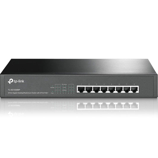 TP-Link TL-SG1008P V4 | 8 Port Gigabit PoE Switch | 4 PoE+ Ports @64W | Desktop | Plug & Play | Sturdy Metal w/ Shielded Ports | Fanless | Limited Lifetime Protection | QoS & IGMP Snooping | Unmanaged