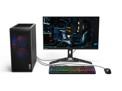 Lenovo GY40T26478 Legion K500 RGB Mechanical Gaming Keyboard, 3 ZONE Full-size Keyboard, 7 user Programmable Hot Keys; 16.8 Million Colors, 50 Million-Click Red Mechanical Keys, Detachable Palm Rest