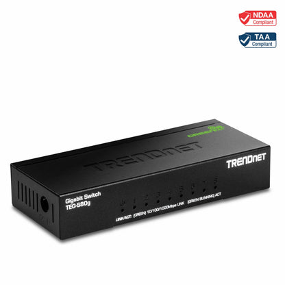 TRENDnet 2-Port 4K Dual Monitor DisplayPort KVM Switch with Audio, TK-240DP, 2560 x 1440 @ 144Hz, 2-Port USB 2.0 Hub, Connect Two Monitors, NDAA + TAA Compliant, Black