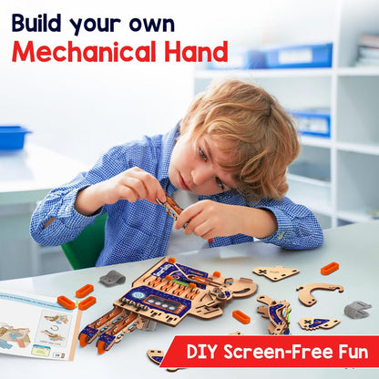 Smartivity DIY Robotic Mechanical Hand STEM Toy for Kids 8-14 Years Old | Parents Choice Award Winner I Birthday Gift for Kids | Engineering Kit for 8, 9, 10, 11, 12, 13, 14 Years Old Boys & Girls