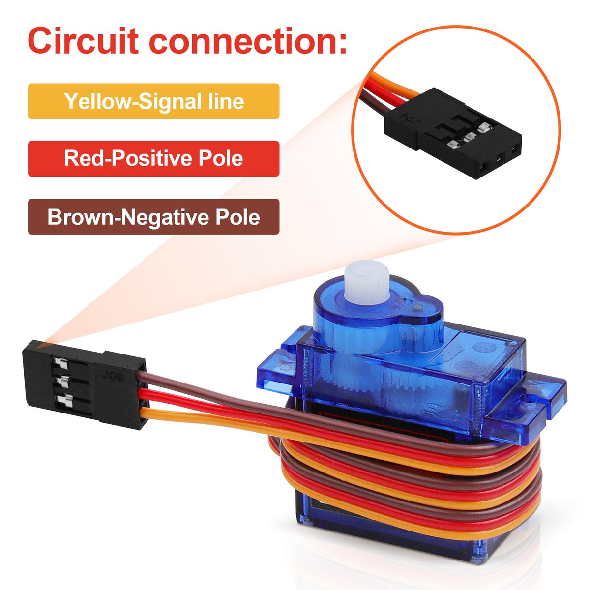 4Pcs SG90 9g Micro Servos for RC Robot Helicopter Airplane Controls Car Boat