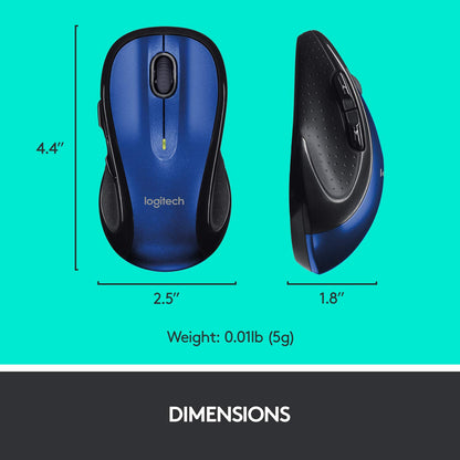 Logitech M510 Wireless Mouse, Black