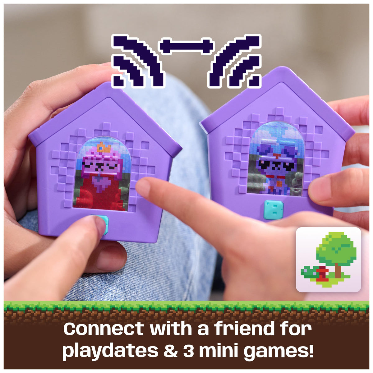 BITZEE with 30 Interactive Characters Inside, Digital Pet Reacts to Swipes, Tilts & Taps, Toys for Kids